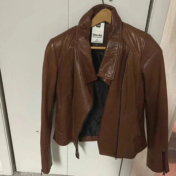 Soia & kyo leather xs jacket - Picture 2 of 10